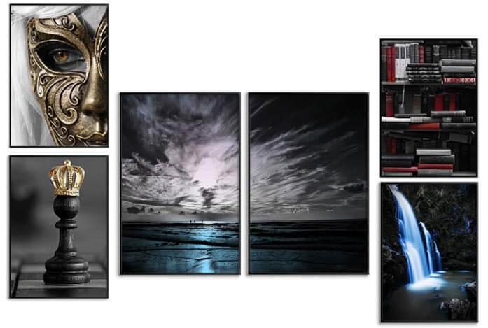 Posters med abstrakt karakär